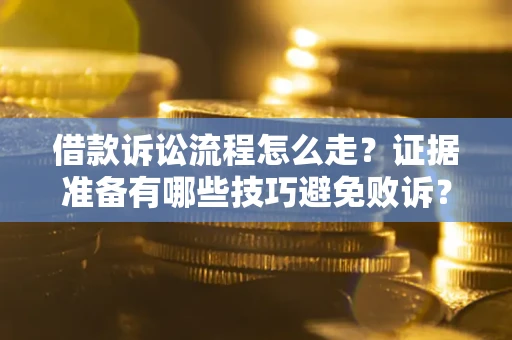 武汉借款诉讼流程怎么走？证据准备有哪些技巧避免败诉？