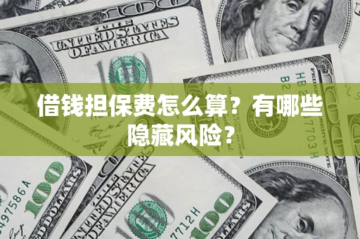 武汉借钱担保费怎么算？有哪些隐藏风险？