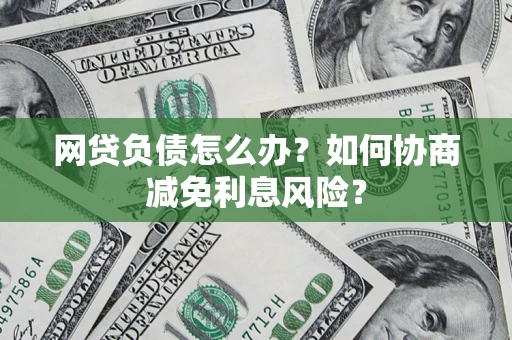 武汉网贷负债怎么办？如何协商减免利息风险？