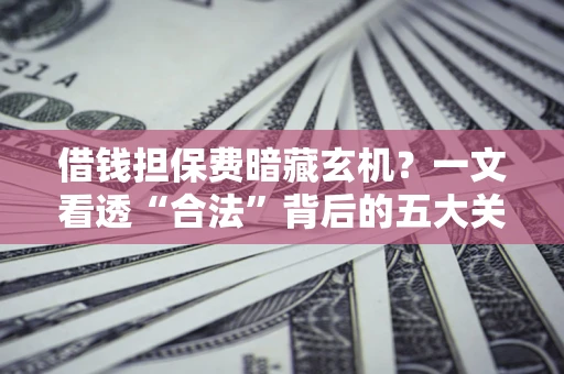 武汉借钱担保费暗藏玄机？一文看透“合法”背后的五大关键陷阱