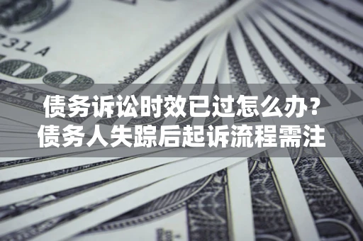 武汉债务诉讼时效已过怎么办？债务人失踪后起诉流程需注意什么？