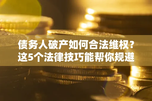 武汉债务人破产如何合法维权？这5个法律技巧能帮你规避风险
