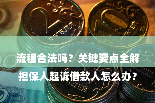 武汉

担保人起诉借款人怎么办？流程合法吗？关键要点全解析