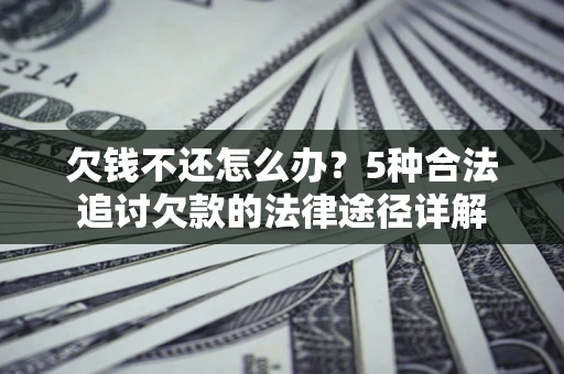 武汉欠钱不还怎么办？5种合法追讨欠款的法律途径详解