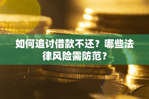 武汉如何追讨借款不还？哪些法律风险需防范？